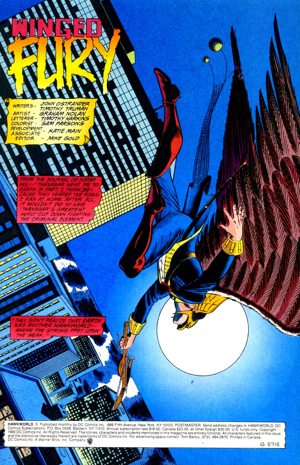 Read online Hawkworld (1990) comic -  Issue #3 - 2