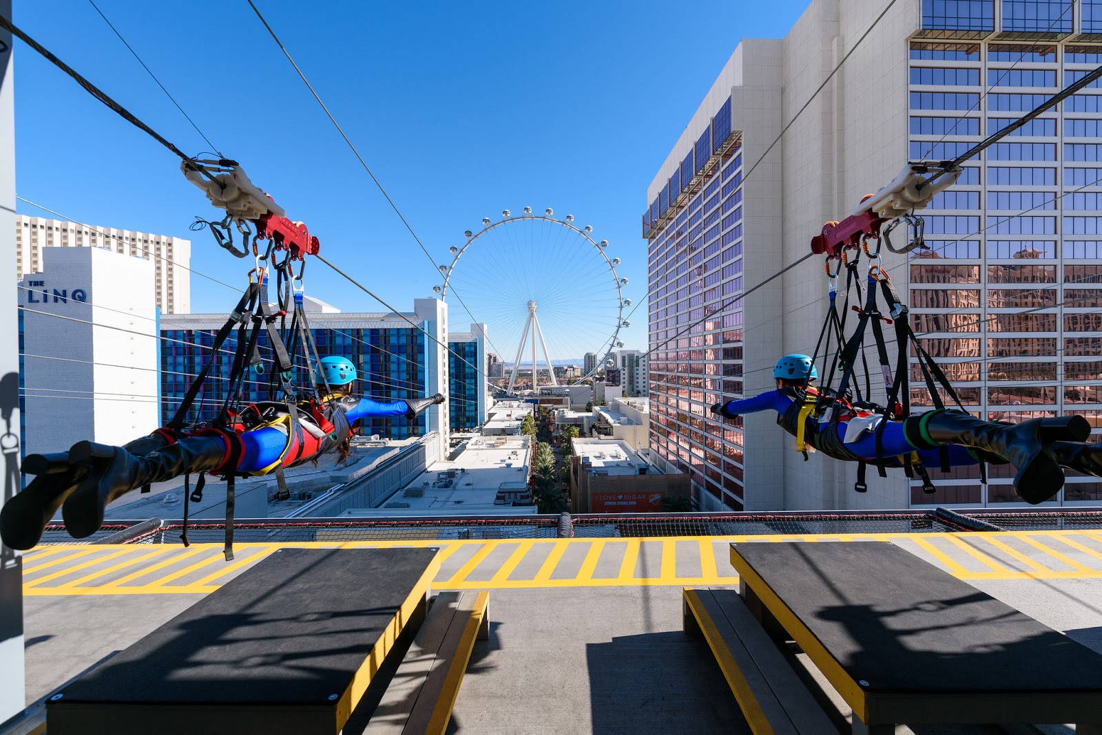 The First and Only Zipline Opens in Las Vegas Nevada