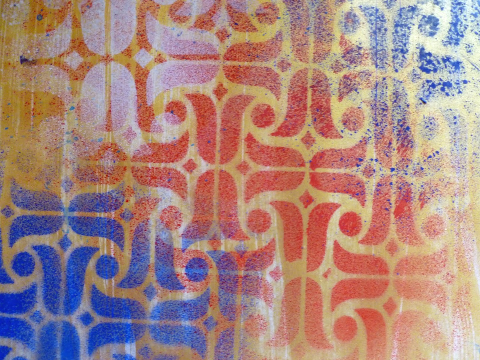 StencilGirl Talk Art Journaling with Spray Paint & StencilGirl