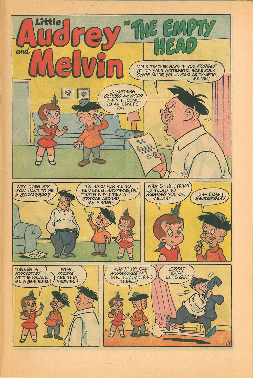 Read online Little Audrey And Melvin comic -  Issue #21 - 21