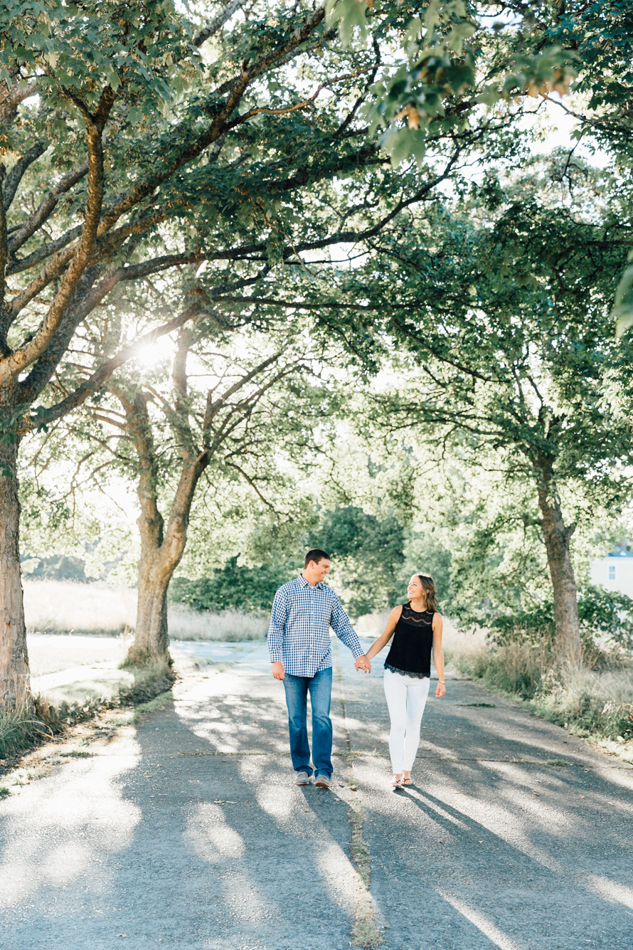 Dreamy Discovery Park Engagement Session by Seattle Photographer Something Minted Photography