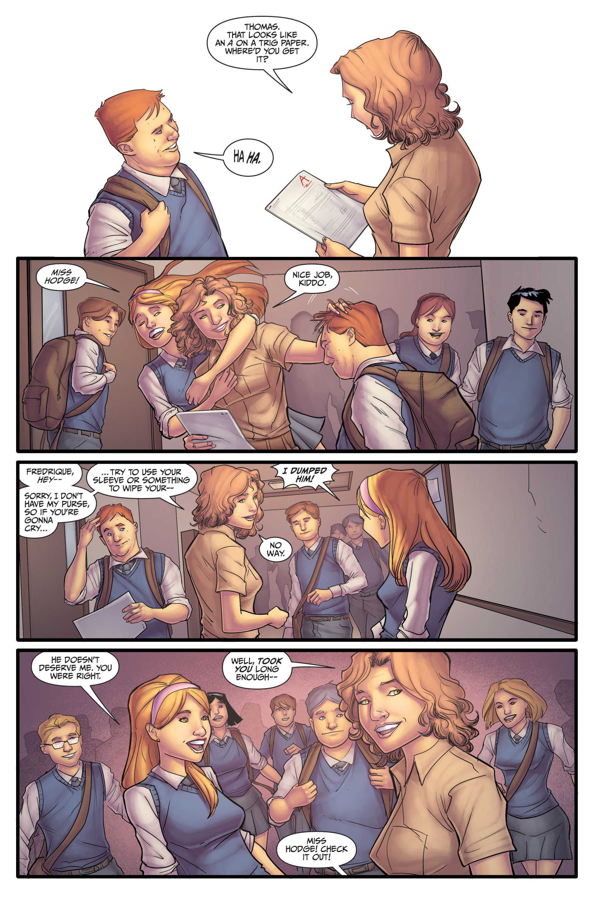 Read online Morning Glories comic -  Issue # _TPB 2 - 164
