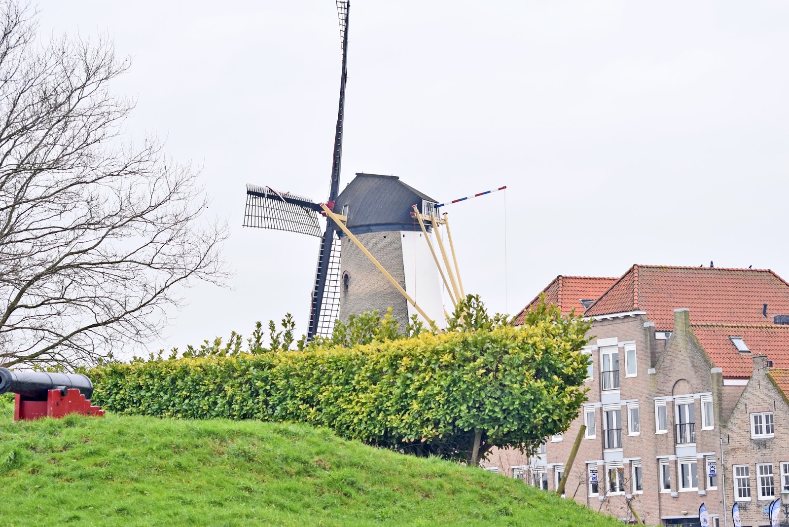 Wiatraki w Holandii