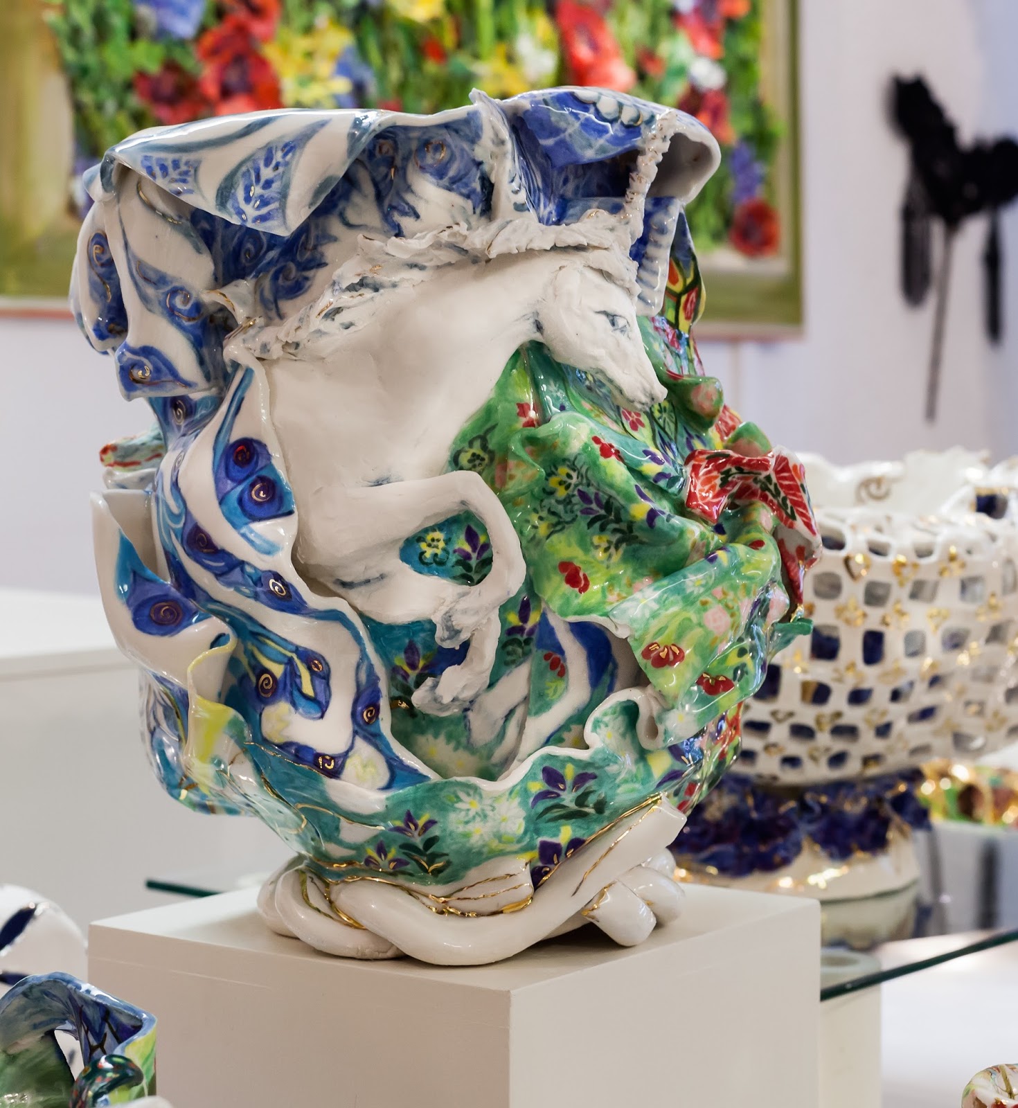 Liz Watts sculpture and ceramics Art in Clay Farnham