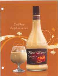NorCal Beer Blog: Fulton's Harvest Pumpkin Pie Cream Liqueur