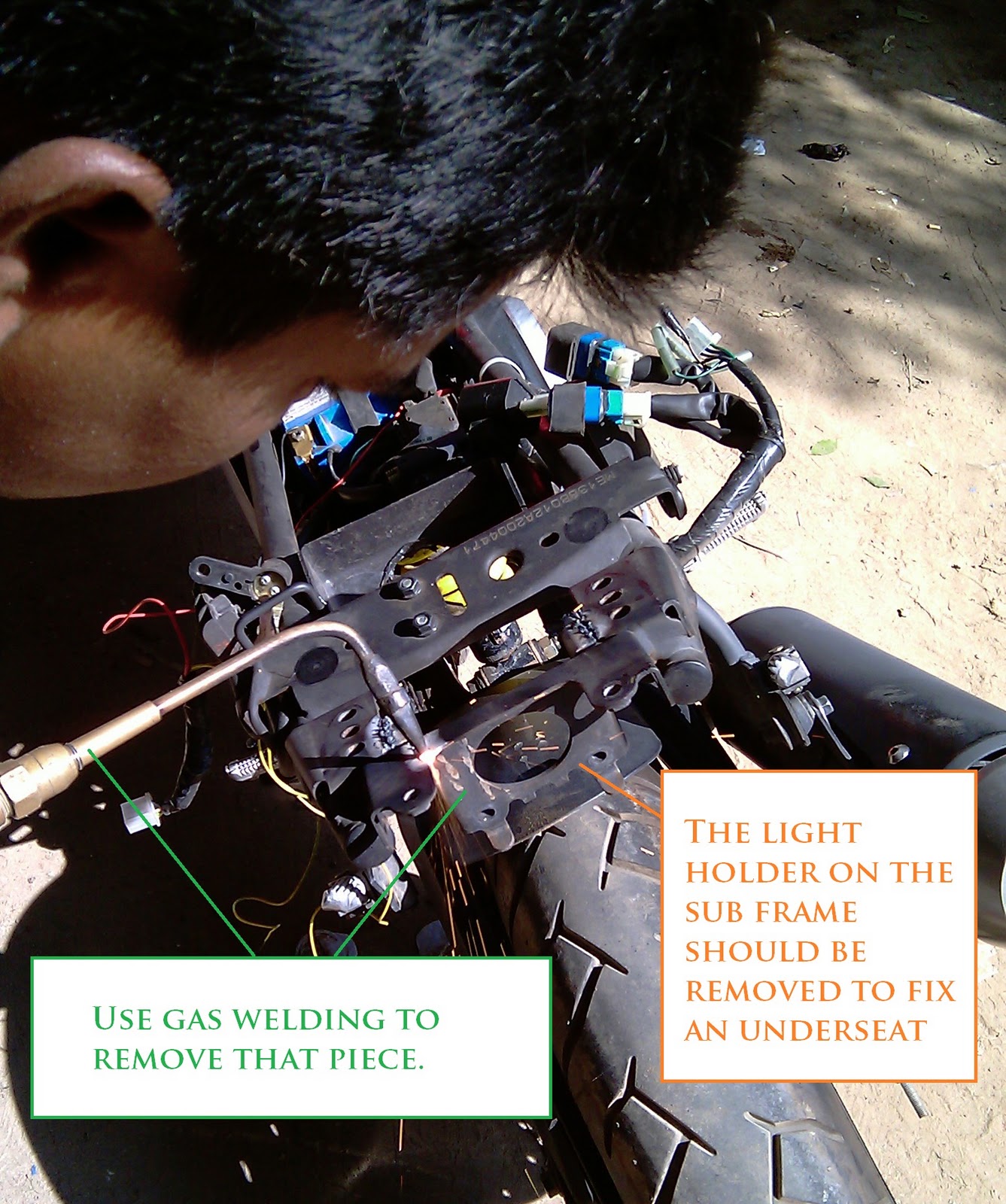 underseat exhaust bikes