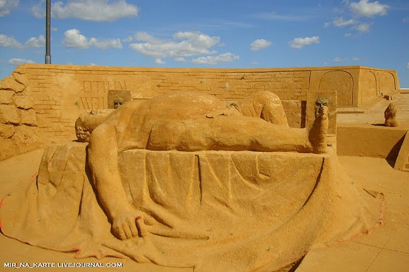 Great Roman Empire Sand Sculpture Exhibition in Russia Picture and Photos
