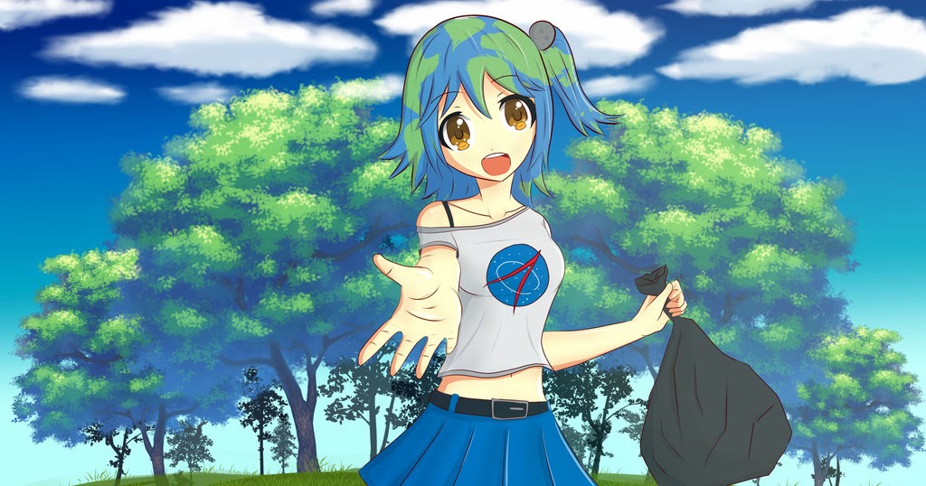 Mengenal Earth-Chan, Karakter Representasi Bumi Yang Kawai - SainsKomputer