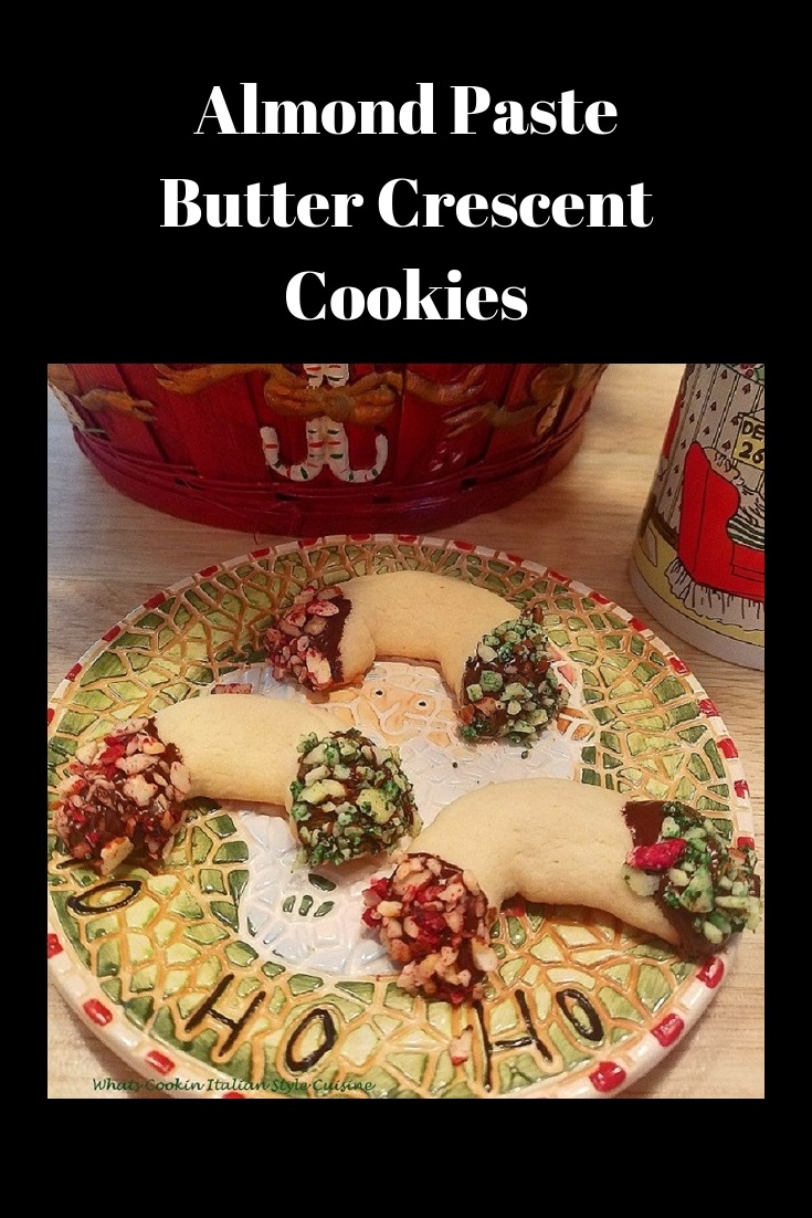 Almond Paste Butter Crescent Cookies What's Cookin' Italian Style Cuisine