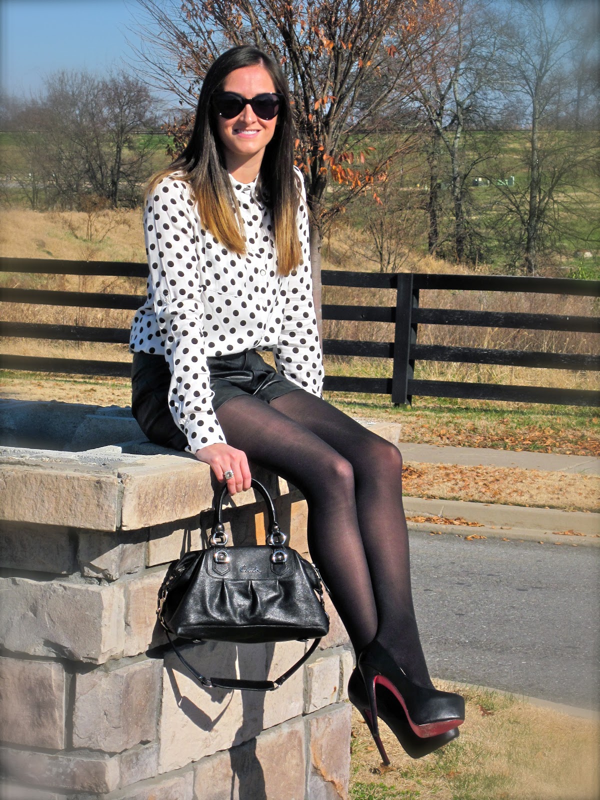 Wake Up Your Wardrobe: what i wore: black and white and red all over