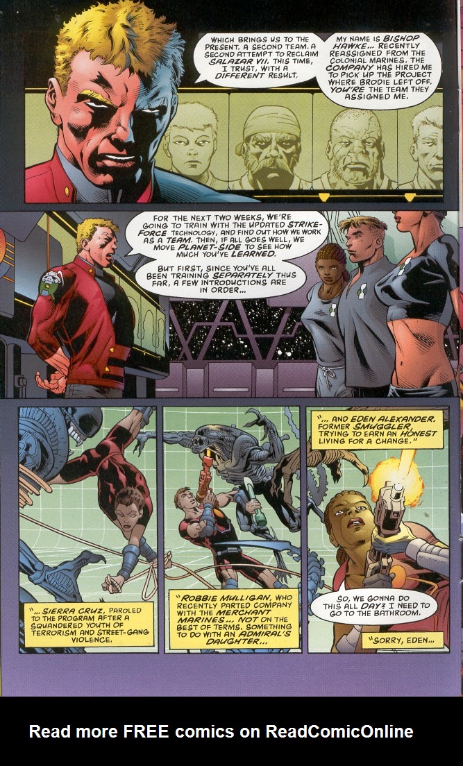 Read online Aliens: Xenogenesis comic -  Issue #1 - 10