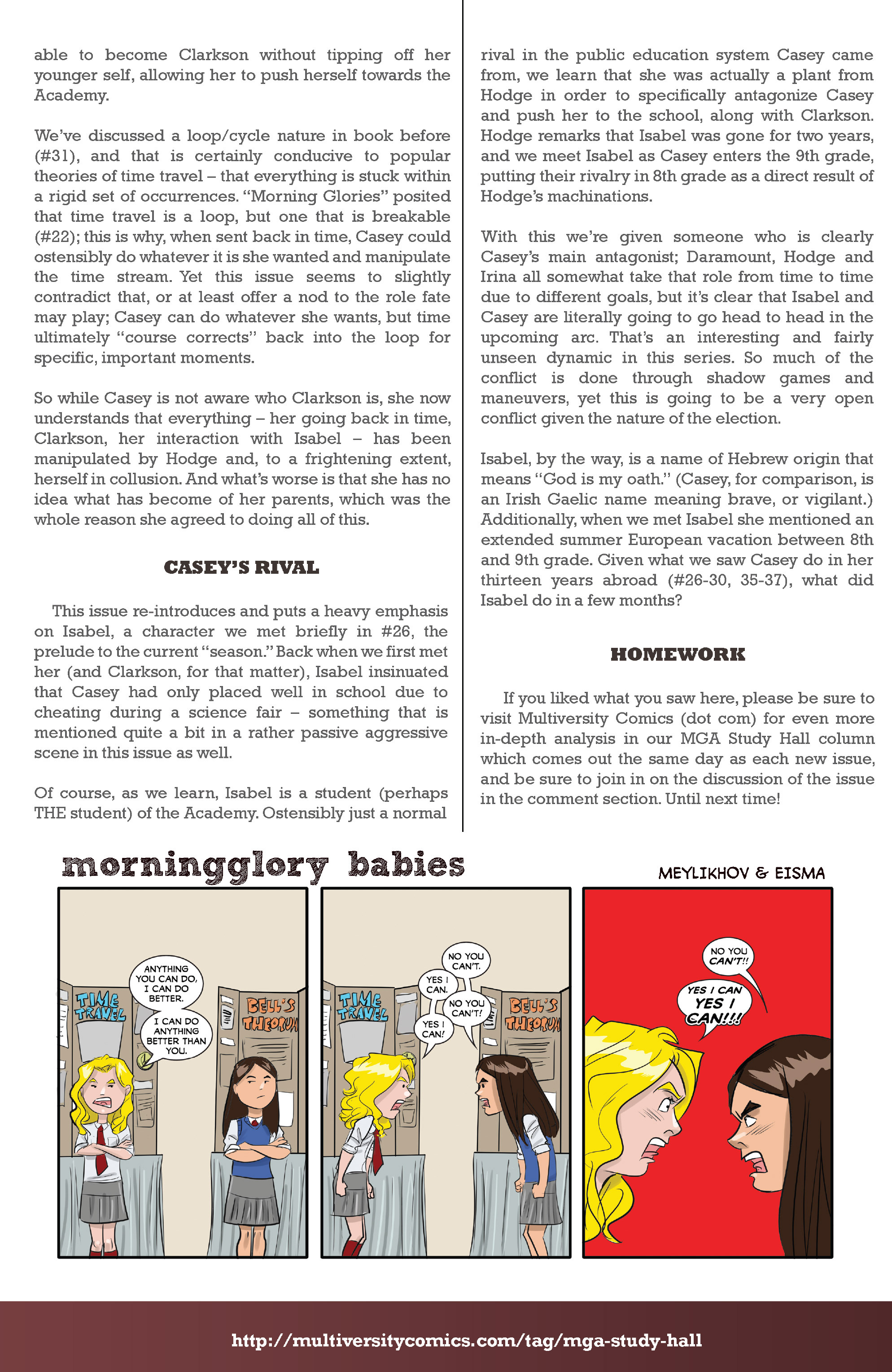 Read online Morning Glories comic -  Issue #39 - 30