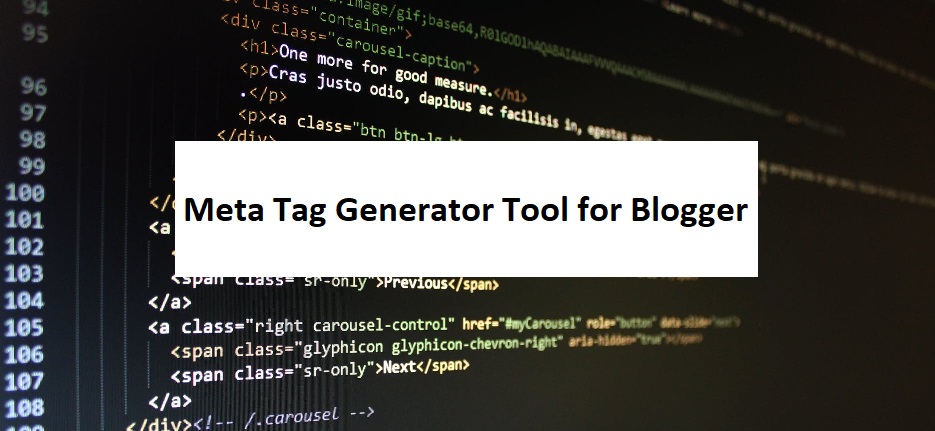 Meta Tag Generator Tool for Blogger