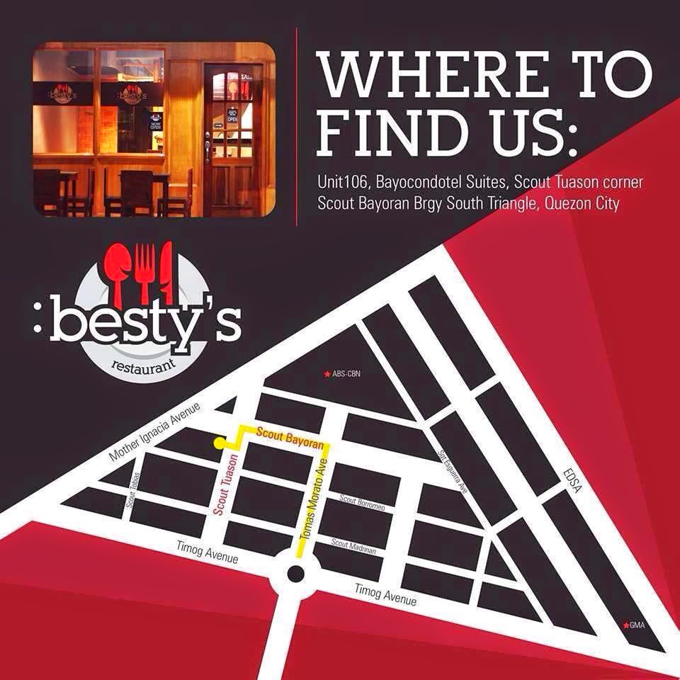Besty's Restaurant Map - How to Get There?