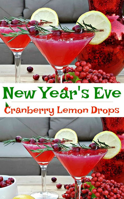 New Years Eve Drink – Cranberry Lemon Drops Recipe