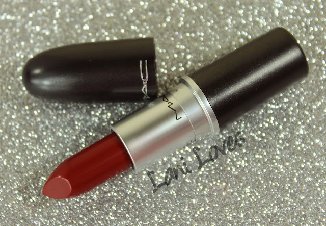 MAC X Philip Treacy Lipsticks - Cardinal Swatches & Review