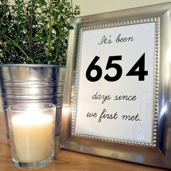 Things We Love Personalized Wedding Table Numbers My Milestone Date Table Numbers
