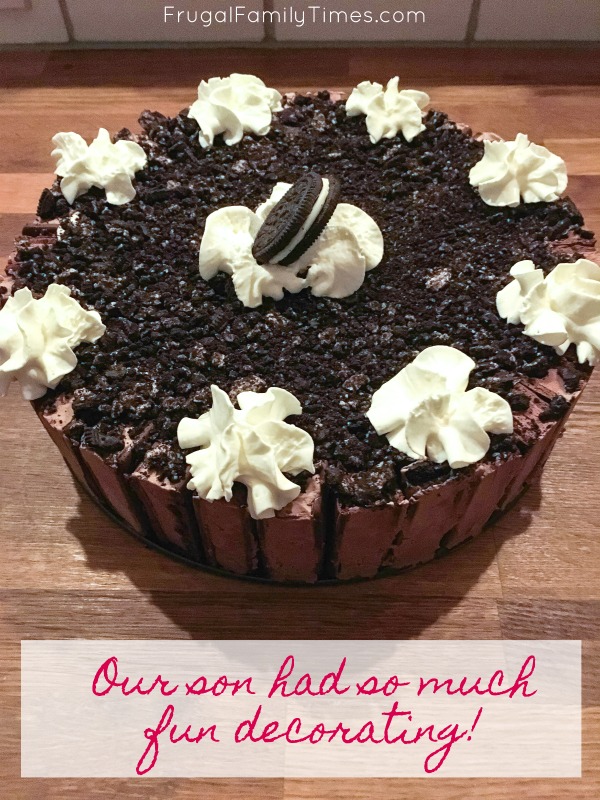 Oreo Easy Ice Cream Cake Recipe that kids can make