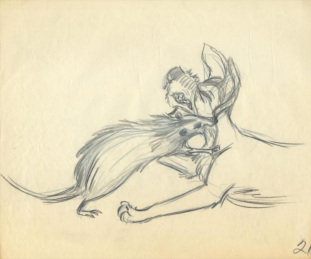 deja view classic disney animation roughs