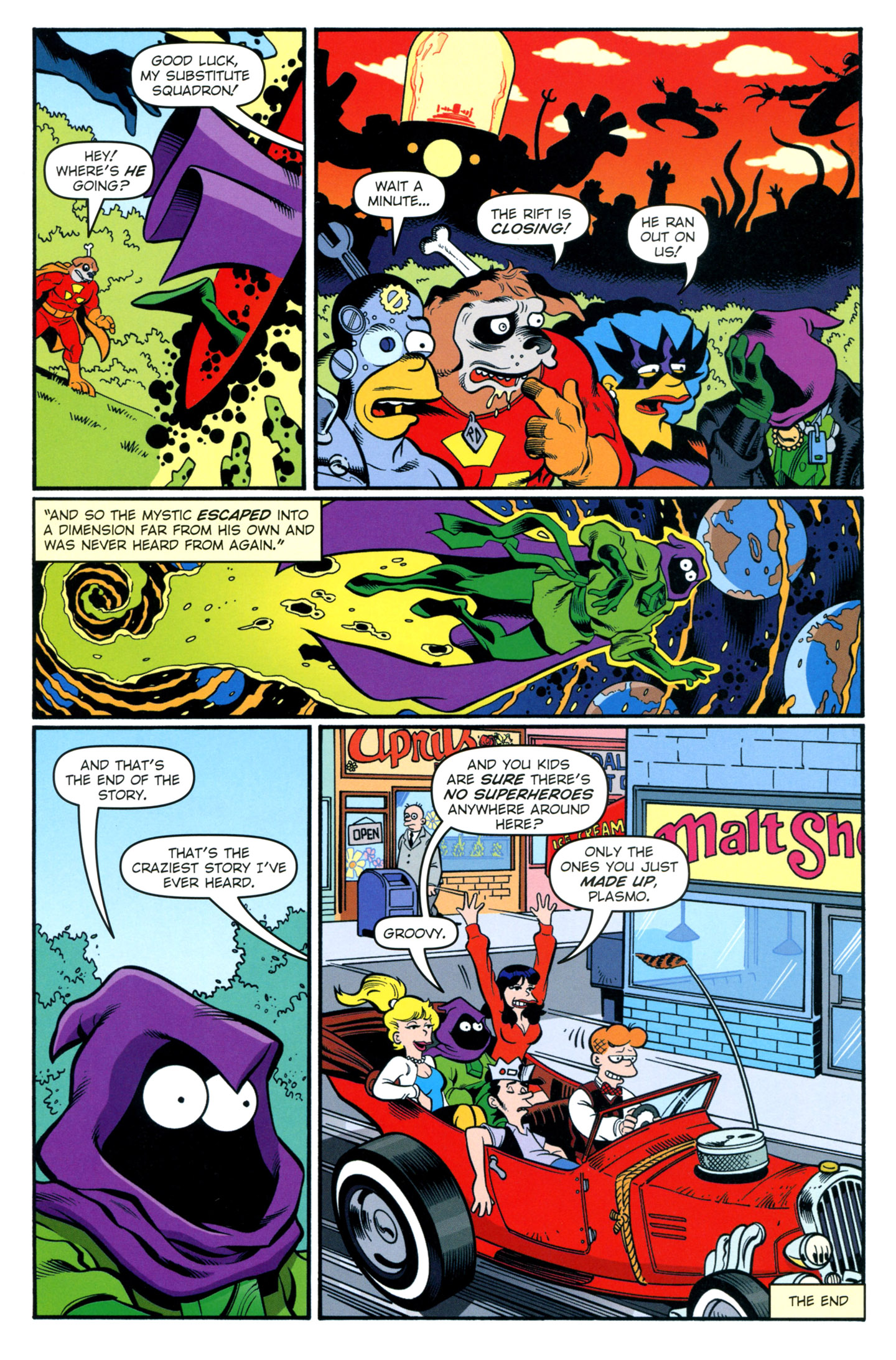Read online Bongo Comics Presents Simpsons Super Spectacular comic -  Issue #16 - 28