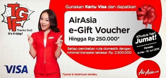 Pintar Kartu Kredit: AirAsia E-Gift Voucher