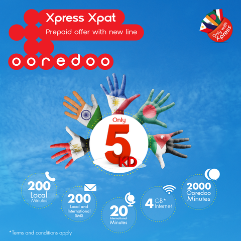 Ooredoo Kuwait - For KD 5 only