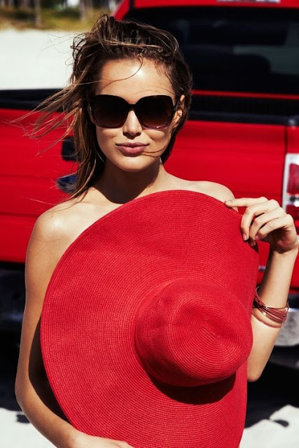 stylish sun hats : 26 Images of Inspiration: Imperial Red 07-01-2016 {Cool Chic Style Fashion}