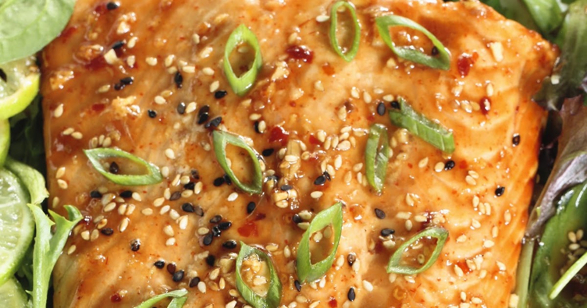 My Paleo Marin Toaster Oven Baked Salmon w/ Sweet Chili Sauce