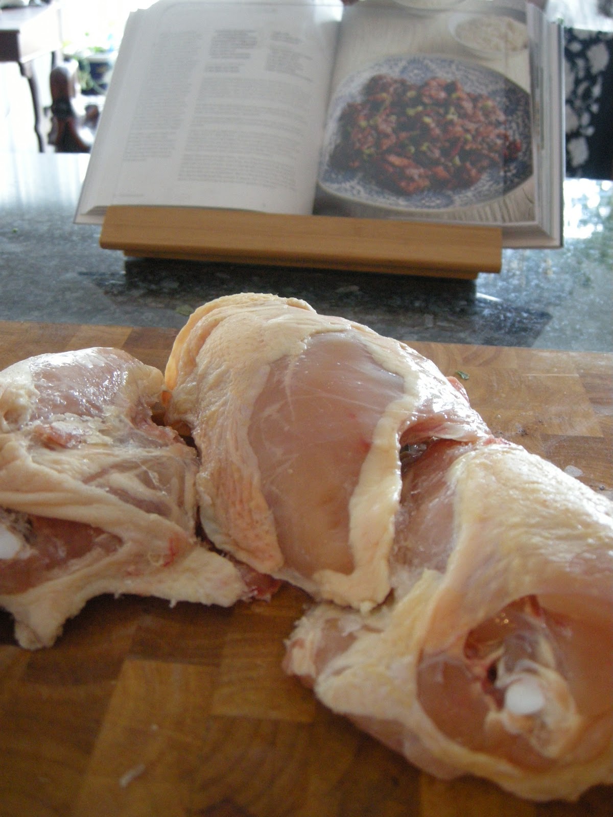 Kitchens Are Monkey Business: Rosie Makes General Tso's Chicken.