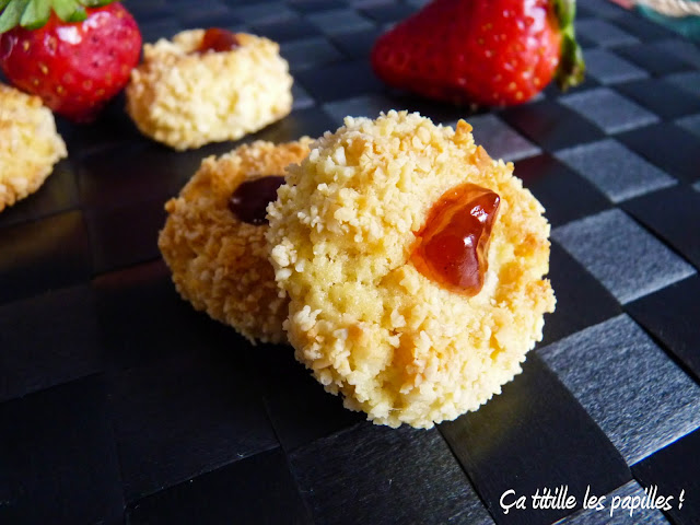 Pâtisserie orientale, Ça titille les papilles !, Amandes, confiture de fraises