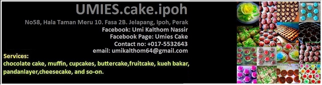 Umie's Cake Ipoh. Umikek Ipoh. Perak, Malaysia