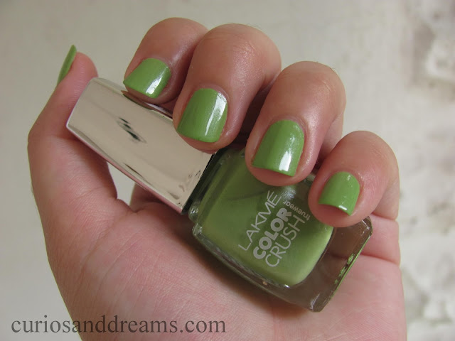 Lakme Color Crush Nail Polish 53 review, Lakme Color Crush Nail Polish 53 swatch, Lakme Color Crush Nail Polish 53