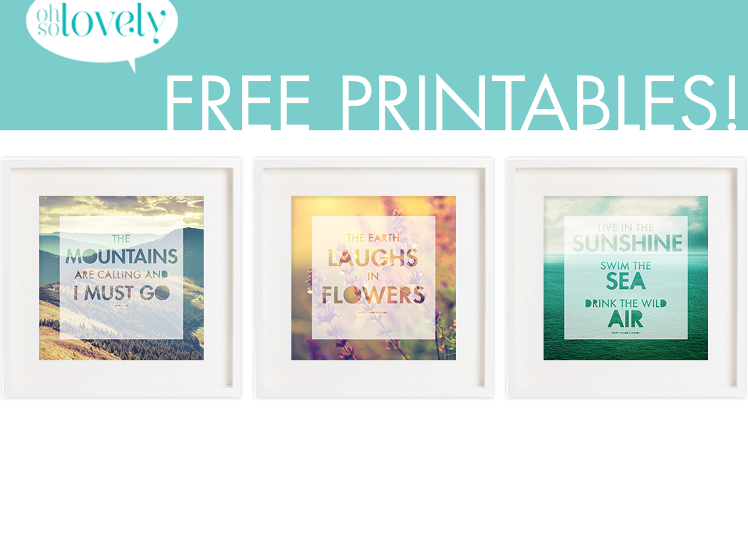 Download these three FREE wanderlust art printables — these quotes are sure to uplift your mood while you also update your home or office decor. 