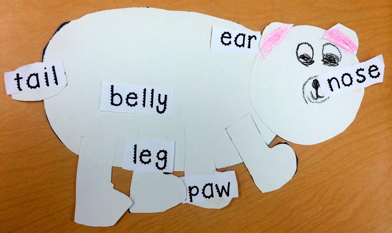 Splendor in Kinder Polar Bear Circle Map and Labeling