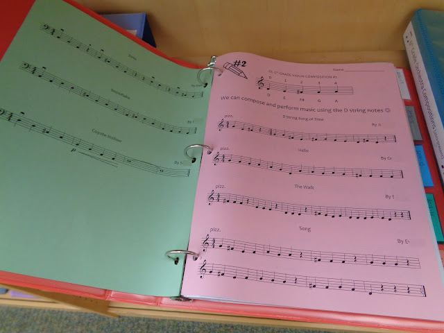 Book of orchestra student compositions