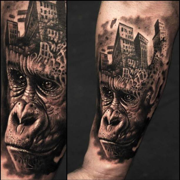 apes in Tattoos  Search in 13M Tattoos Now  Tattoodo