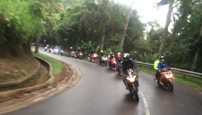 Touring dan Safety Riding Warnai Pengukuhan HCRC Bali