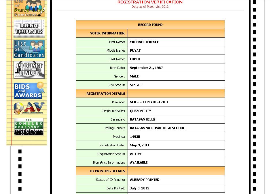 How To Verify The Status Of Your Philippine Voter's ID Online? Pinoy