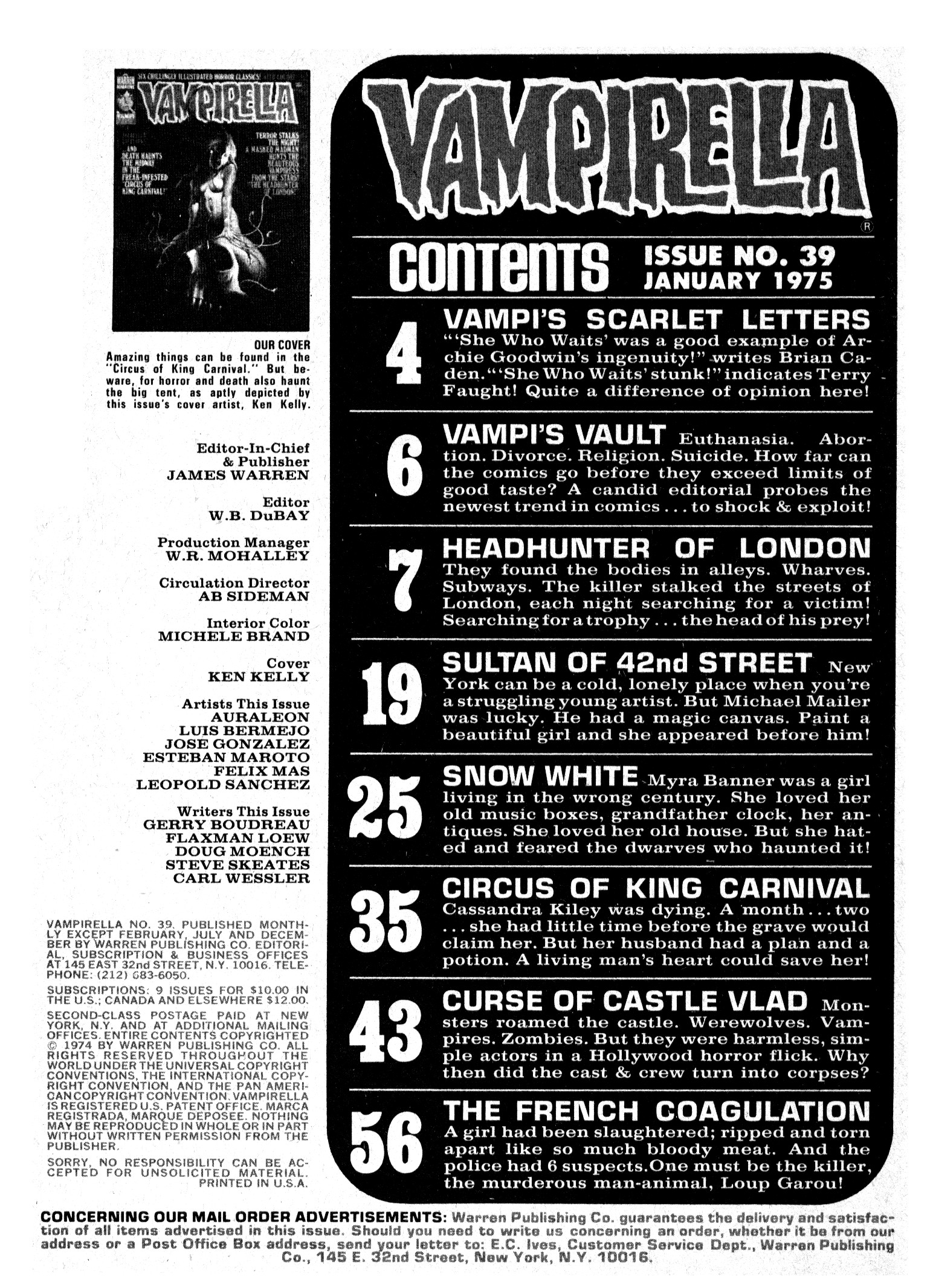 Read online Vampirella (1969) comic -  Issue #39 - 3