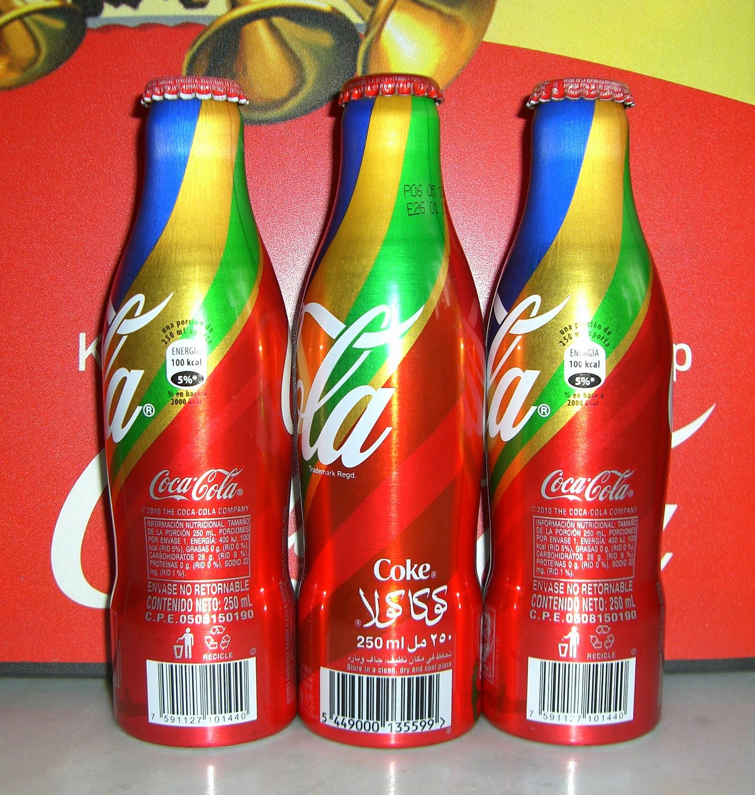 Aluminum Bottle Collector Club Coca Cola FIFA World Cup Aluminum