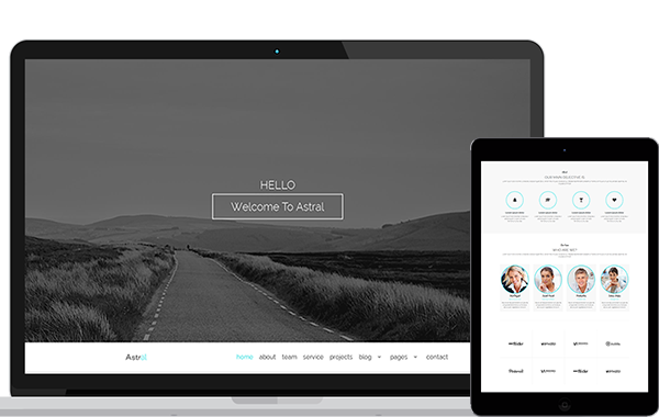 Astral – Creative Onepage Multipurpose Template
