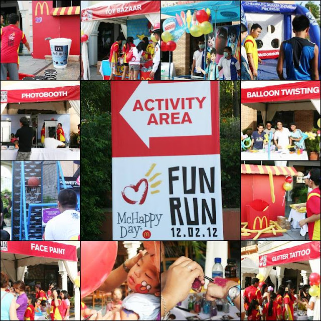 McHappy Day Fun Run 2012 activity area