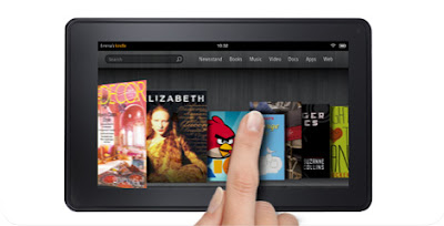 Design of Amazon tablet Kindle fire
