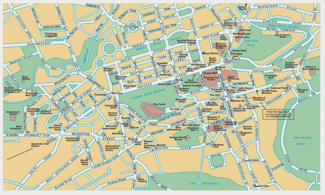 Edinburgh map