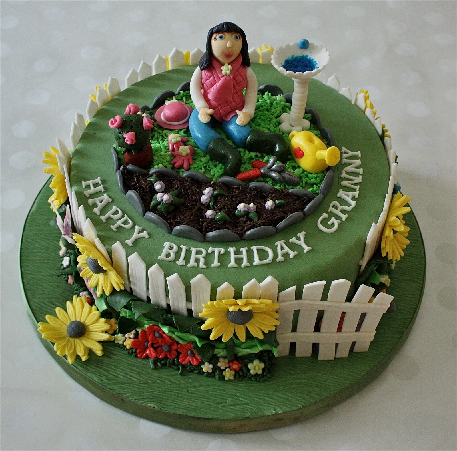  garden birthday cake ideas