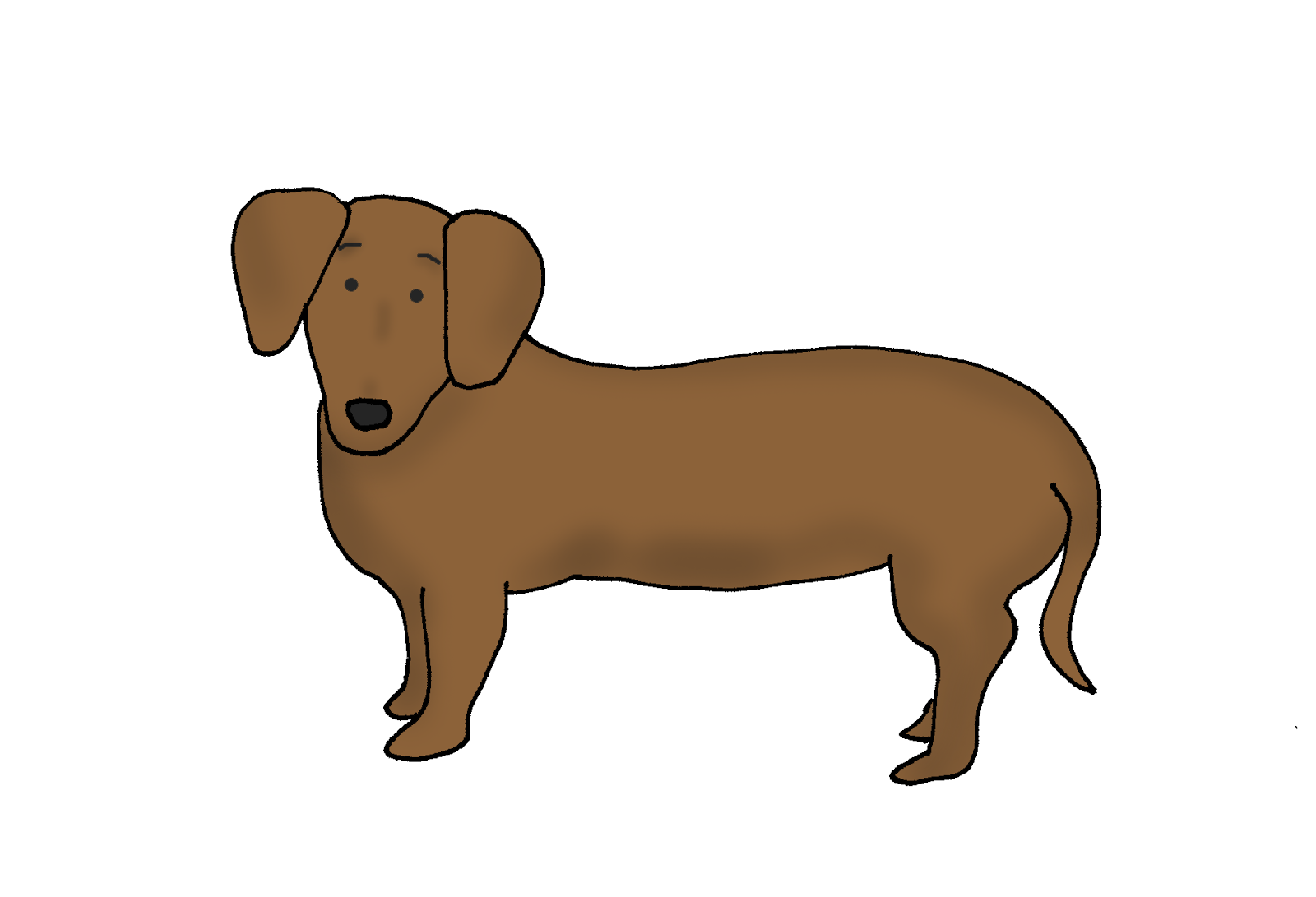 Free Dearie Dolls Digi Stamps: As requested....weiner dog
