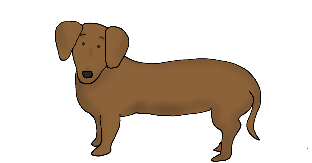 Free Dearie Dolls Digi Stamps: As requested....weiner dog
