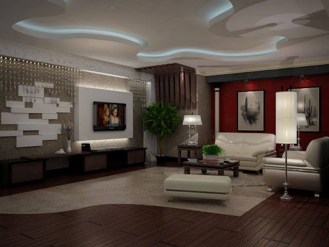 30 Ideas On How To Integrate A TV In The Living Room - Decor Units