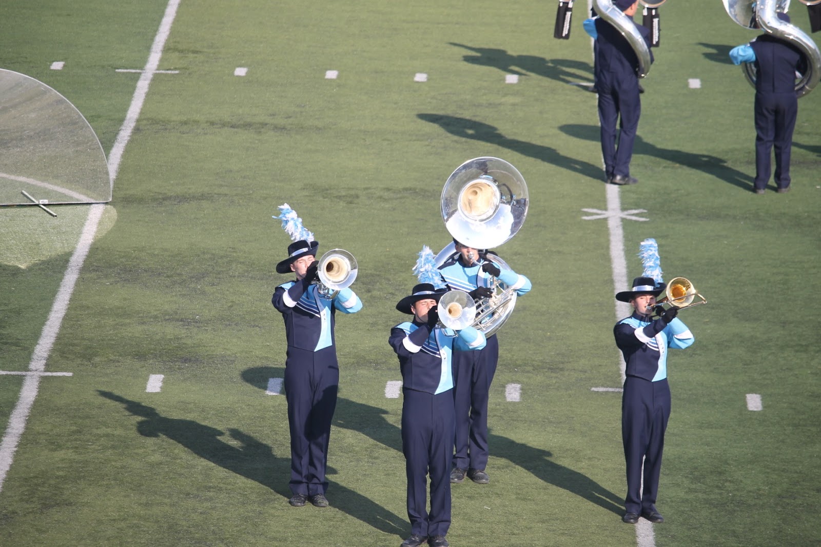 South High Fine Arts Marching Mustangs at 2017 Victor J Andrew