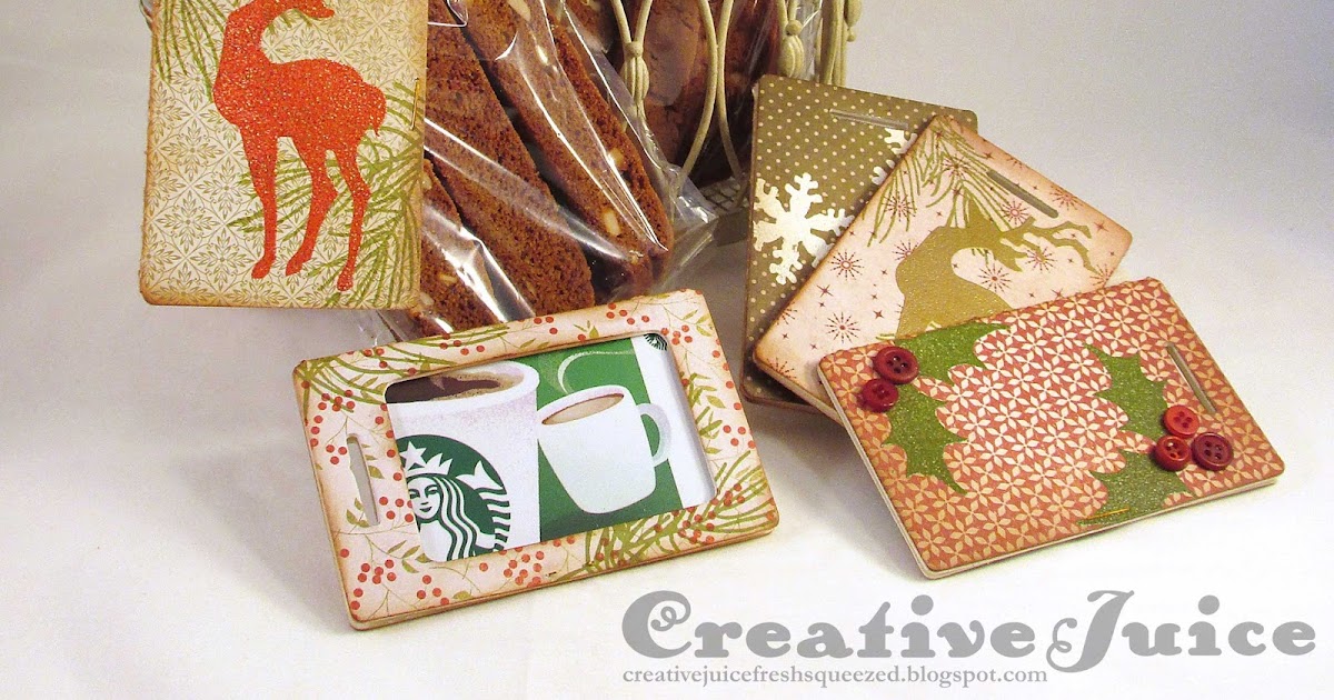 Creative Juice Quick & Easy Gift Card Holders with Eileen Hull